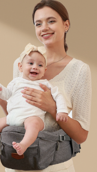ComfyCradle hip seat baby carrier shown in single-unit form.